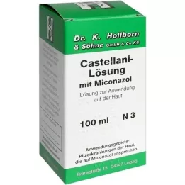 CASTELLANI m. Mikonazolløsning, 100 ml