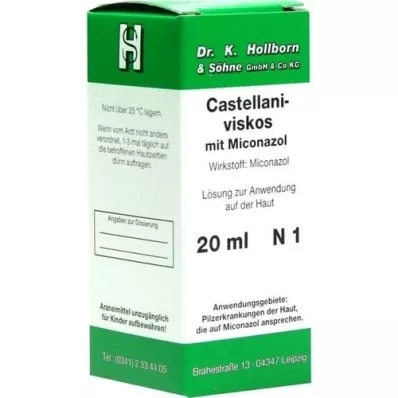 CASTELLANI viskøs med mikonazolløsning, 20 ml CASTELLANI viskøs med mikonazolløsning, 20 ml