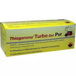 THIOGAMMA Turbosett Pur injeksjonsflasker, 10X50 ml