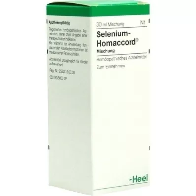 SELENIUM HOMACCORD Dråper, 30 ml SELENIUM HOMACCORD Dråper, 30 ml
