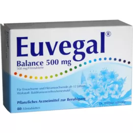 EUVEGAL Balanse 500 mg filmdrasjerte tabletter, 80 stk