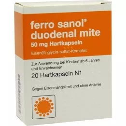 FERRO SANOL tolvfingertarmmidd 50 mg magesaft hard, 20 stk