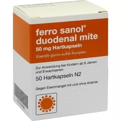 FERRO SANOL tolvfingertarmmidd 50 mg magesaft hard, 50 stk