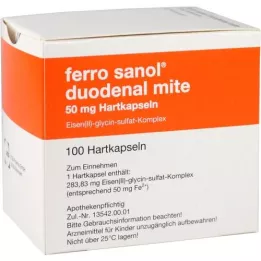 FERRO SANOL tolvfingertarmmidd 50 mg magesaft hard, 100 stk