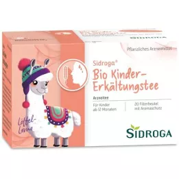 SIDROGA Økologiske kald tefilterposer for barn, 20X1,5 g