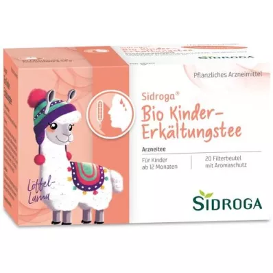 SIDROGA Økologiske kald tefilterposer for barn, 20X1,5 g SIDROGA Økologiske kald tefilterposer for barn, 20X1,5 g