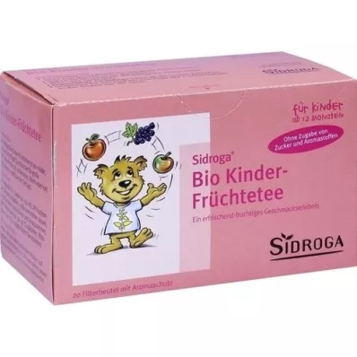 SIDROGA Økologiske frukttefilterposer for barn, 20X1,5 g SIDROGA Økologiske frukttefilterposer for barn, 20X1,5 g
