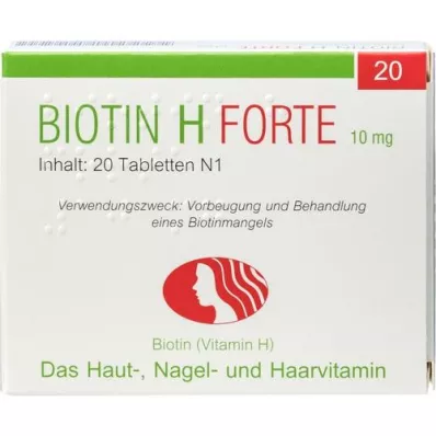 BIOTIN H forte tabletter, 20 stk