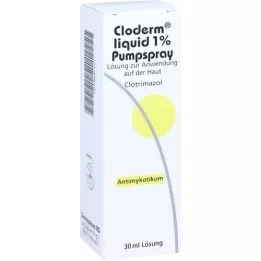 CLODERM Flytende 1 % pumpespray, 30 ml