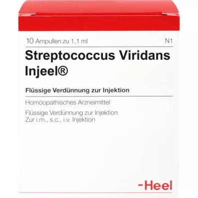 STREPTOCOCCUS VIRIDANS Injeel ampuller, 10 stk STREPTOCOCCUS VIRIDANS Injeel ampuller, 10 stk