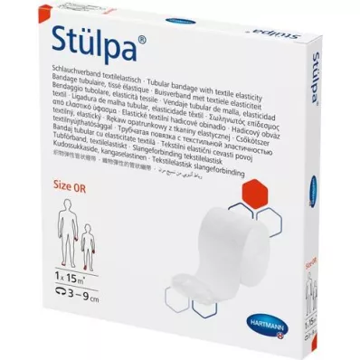 STÜLPA Rull 0R 1,5 cmx15 m Kdr.fot/tå, 1 stk STÜLPA Rull 0R 1,5 cmx15 m Kdr.fot/tå, 1 stk