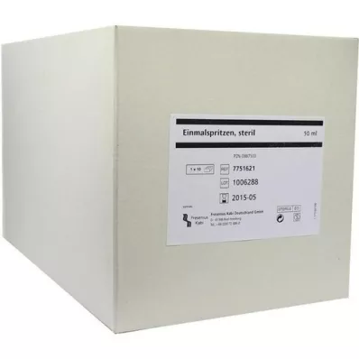 EINMALSPRITZE 50 ml steril, 10 stk