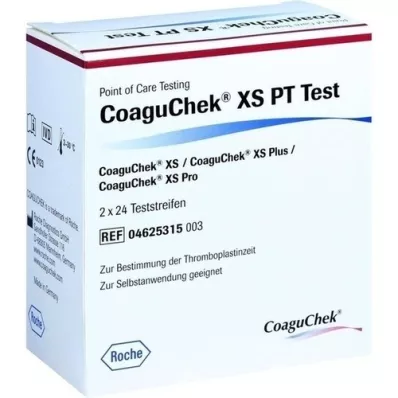 COAGUCHEK XS PT Test, 2X24 stk COAGUCHEK XS PT Test, 2X24 stk