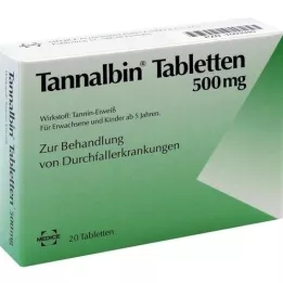 TANNALBIN Tabletter, 20 stk