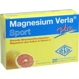 MAGNESIUM VERLA pluss granulat, 20 stk
