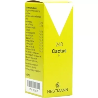 CACTUS H 240 dråper, 50 ml CACTUS H 240 dråper, 50 ml