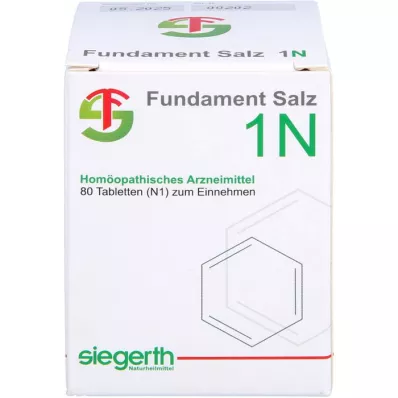 FUNDAMENT-Salt I N tabletter, 80 stk FUNDAMENT-Salt I N tabletter, 80 stk
