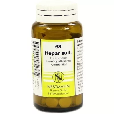HEPAR SULFURIS F Complex No.68 tabletter, 120 stk