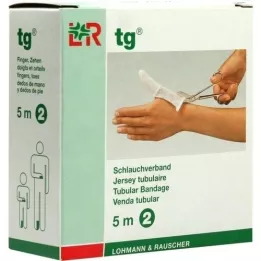 TG Rørbandasje størrelse 2 5 m hvit, 1 stk