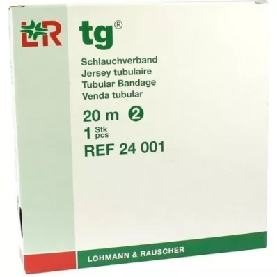 TG Rørbandasje størrelse 2 20 m hvit, 1 stk