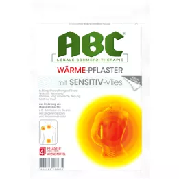 ABC Varmepussfølsom Hansaplast med 10x14, 4 stk