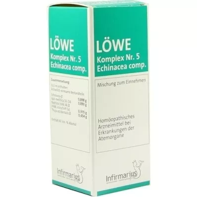 LÖWE KOMPLEX No.5 Echinacea comp. dråper, 100 ml LÖWE KOMPLEX No.5 Echinacea comp. dråper, 100 ml