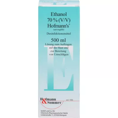 ETHANOL 70% V/V Hofmanns, 500 ml ETHANOL 70% V/V Hofmanns, 500 ml