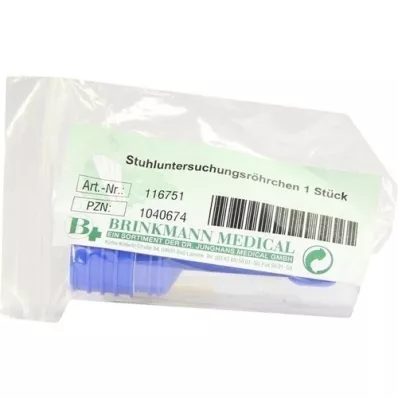 STUHLUNTERSUCHUNGSRÖHRCHEN Plast, 1 stk STUHLUNTERSUCHUNGSRÖHRCHEN Plast, 1 stk