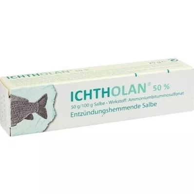 ICHTHOLAN 50 % salve, 25 g ICHTHOLAN 50 % salve, 25 g