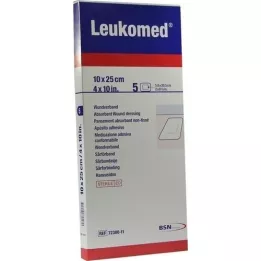 LEUKOMED sterilplaster 10x25 cm, 5 stk