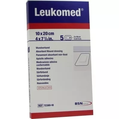 LEUKOMED sterilplaster 10x20 cm, 5 stk LEUKOMED sterilplaster 10x20 cm, 5 stk