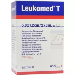 LEUKOMED transp.sterile plaster 5x7,2 cm, 50 stk
