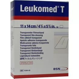 LEUKOMED transp.sterile plaster 11x14 cm, 50 stk