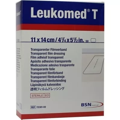 LEUKOMED transp.sterile plaster 11x14 cm, 50 stk