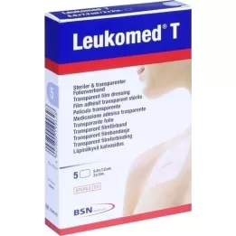 LEUKOMED transp.sterile plaster 5x7,2 cm, 5 stk