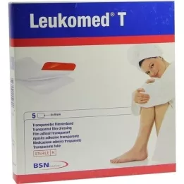 LEUKOMED transp.sterile plaster 8x10 cm, 5 stk