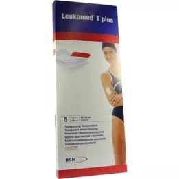 LEUKOMED transp.pluss sterilplaster 10x30 cm, 5 stk