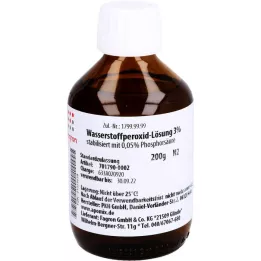 WASSERSTOFFPEROXID Løsning 3 %, 200 g