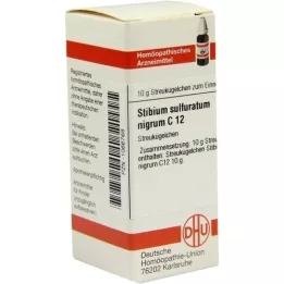 STIBIUM SULFURATUM NIGRUM C 12 kuler, 10 g