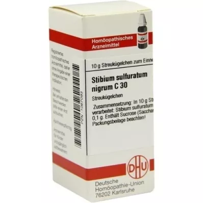 STIBIUM SULFURATUM NIGRUM C 30 kuler, 10 g