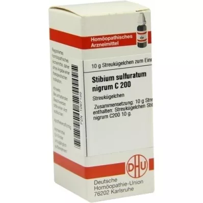 STIBIUM SULFURATUM NIGRUM C 200 kuler, 10 g