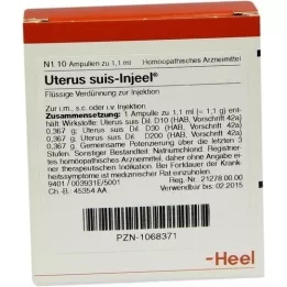 UTERUS SUIS Injeel ampuller, 10 stk