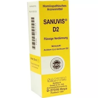 SANUVIS D 2 dråper, 30 ml SANUVIS D 2 dråper, 30 ml