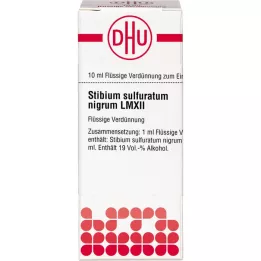 STIBIUM SULFURATUM NIGRUM LM XII Fortynning, 10 ml