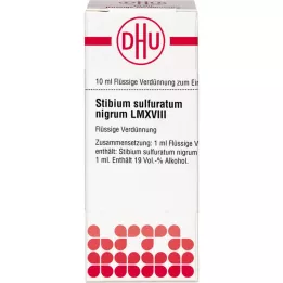 STIBIUM SULFURATUM NIGRUM LM XVIII Fortynning, 10 ml