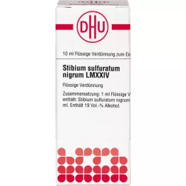 STIBIUM SULFURATUM NIGRUM LM XXIV Fortynning, 10 ml