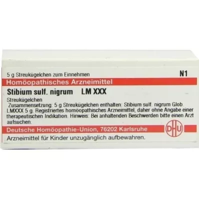 STIBIUM SULFURATUM NIGRUM LM XXX Kuler, 5 g