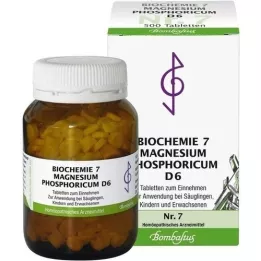 BIOCHEMIE 7 Magnesium phosphoricum D 6 tabletter, 500 stk