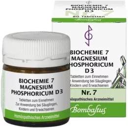 BIOCHEMIE 7 Magnesium phosphoricum D 3 tabletter, 80 stk