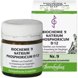 BIOCHEMIE 9 Natrum phosphoricum D 12 tabletter, 80 stk
